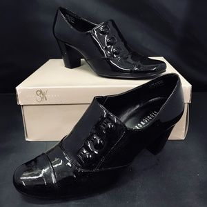 Studio Works Womens Size 7.5 M Black Boots Heels